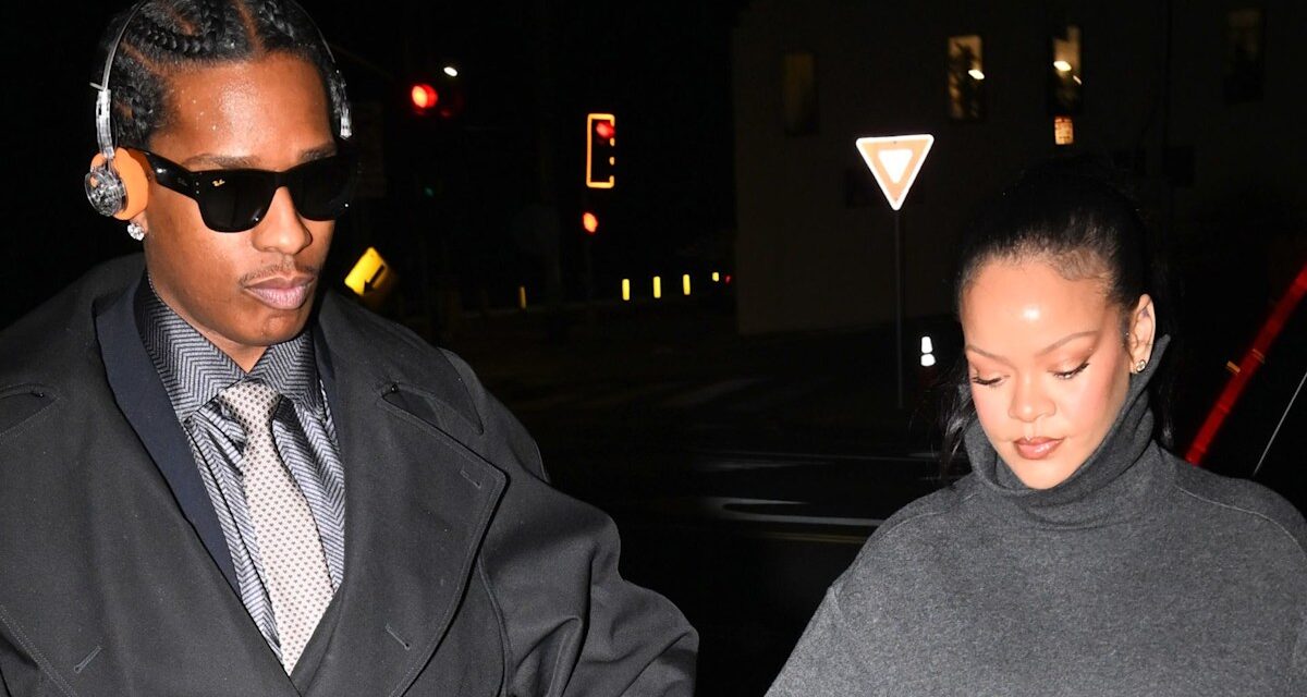 Rihanna surprend son partenaire A$AP Rocky lors de son défilé à la Fashion Week de New York