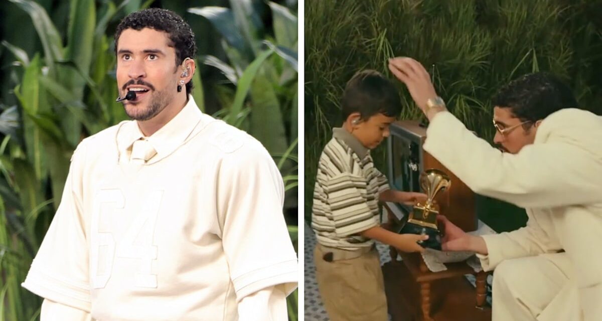 Liam Ramos était-il le petit enfant à qui Bad Bunny a offert un Grammy lors de son spectacle de la mi-temps du Super Bowl ?