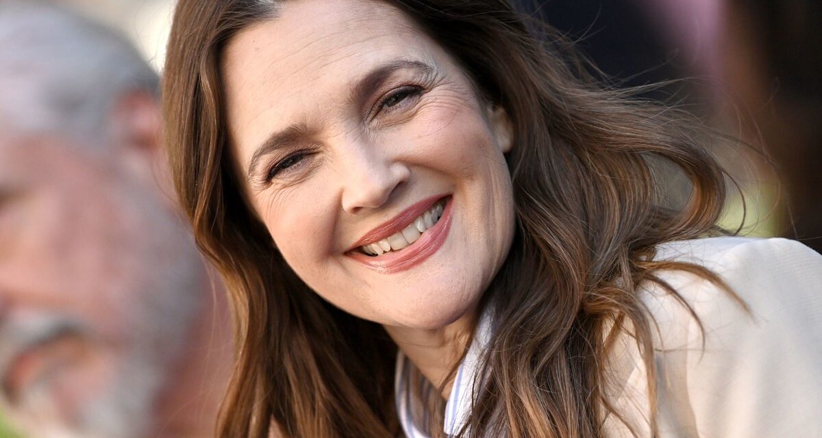 Dans la confortable chambre principale de Drew Barrymore à New York