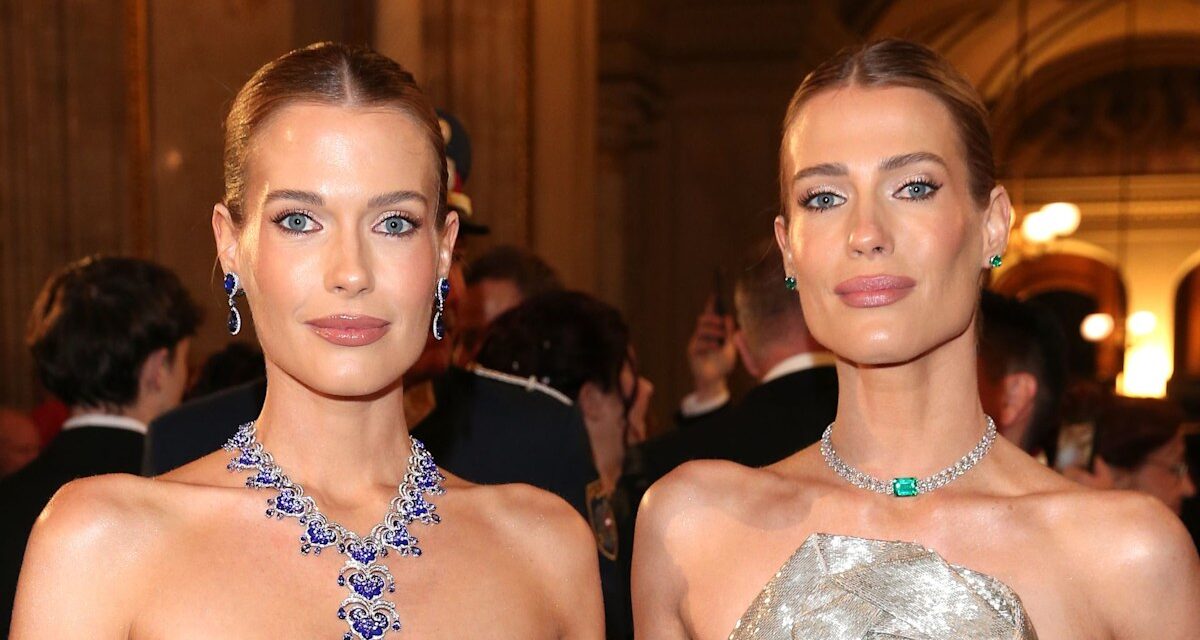 Lady Eliza et Amelia Spencer rehaussent le glamour dans des robes près du corps au bal de l&rsquo;Opéra de Vienne
