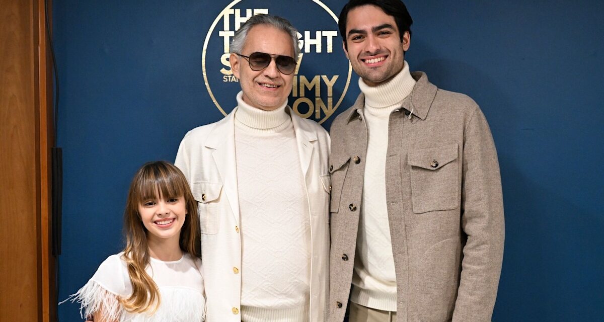 Les « limites fermes » d&rsquo;Andrea Bocelli avec ses 3 enfants à l&rsquo;abri des projecteurs