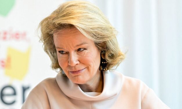 La reine Mathilde de Belgique est une reine du disco des années 70 en pantalon large scintillant