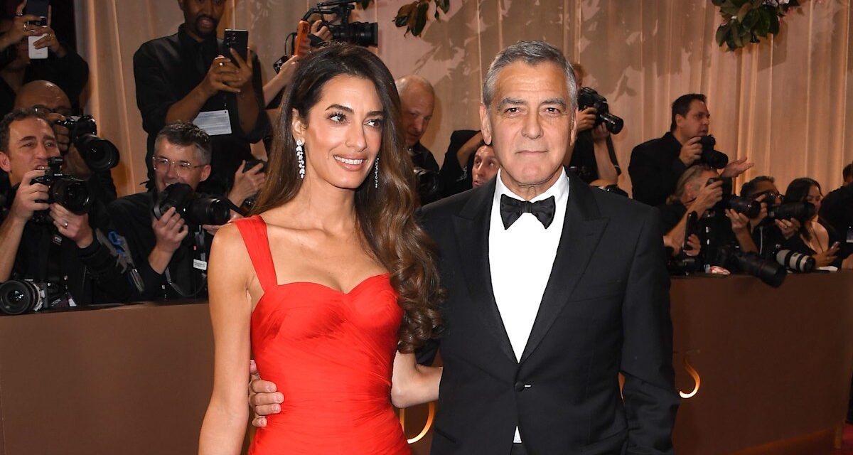 Le secret de George et Amal Clooney sur le tapis rouge révélé et impossible à repérer