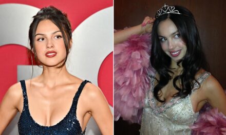 Olivia Rodrigo fête ses 23 ans dans une mini-robe ornée de bijoux lors d&rsquo;une fête sur le thème des princesses – meilleures photos