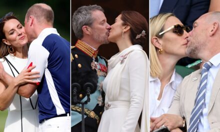 10 fois où la famille royale s&rsquo;est embrassée en public : Kate Middleton, Meghan Markle, le prince Harry et plus