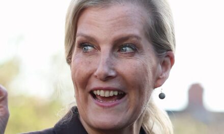 La duchesse Sophie lance la robe midi la plus soyeuse avec des talons gratte-ciel Jimmy Choo de 750 £