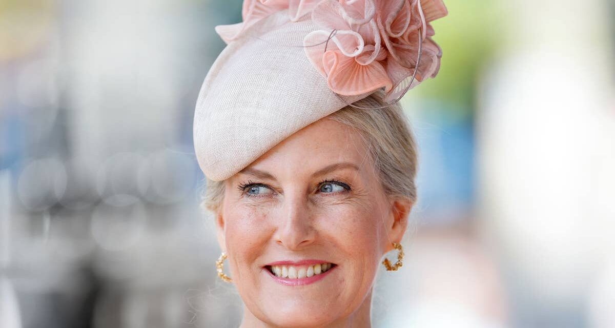 La duchesse Sophie nous apprend à porter une robe or rose « ultra brillante » à 60 ans