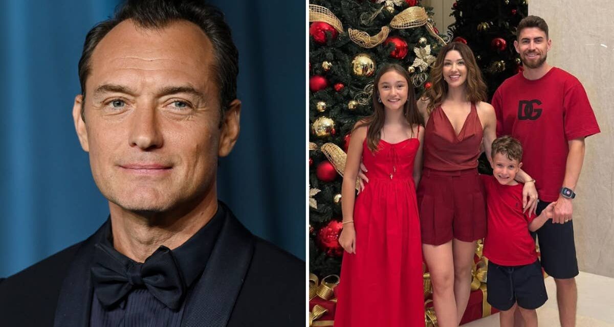 Rencontrez la famille recomposée de Jude Law, dont un footballeur très célèbre
