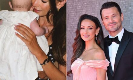 La première année de la petite fille de Michelle Keegan, Palma, sur des photos rares – y compris une petite queue de cheval