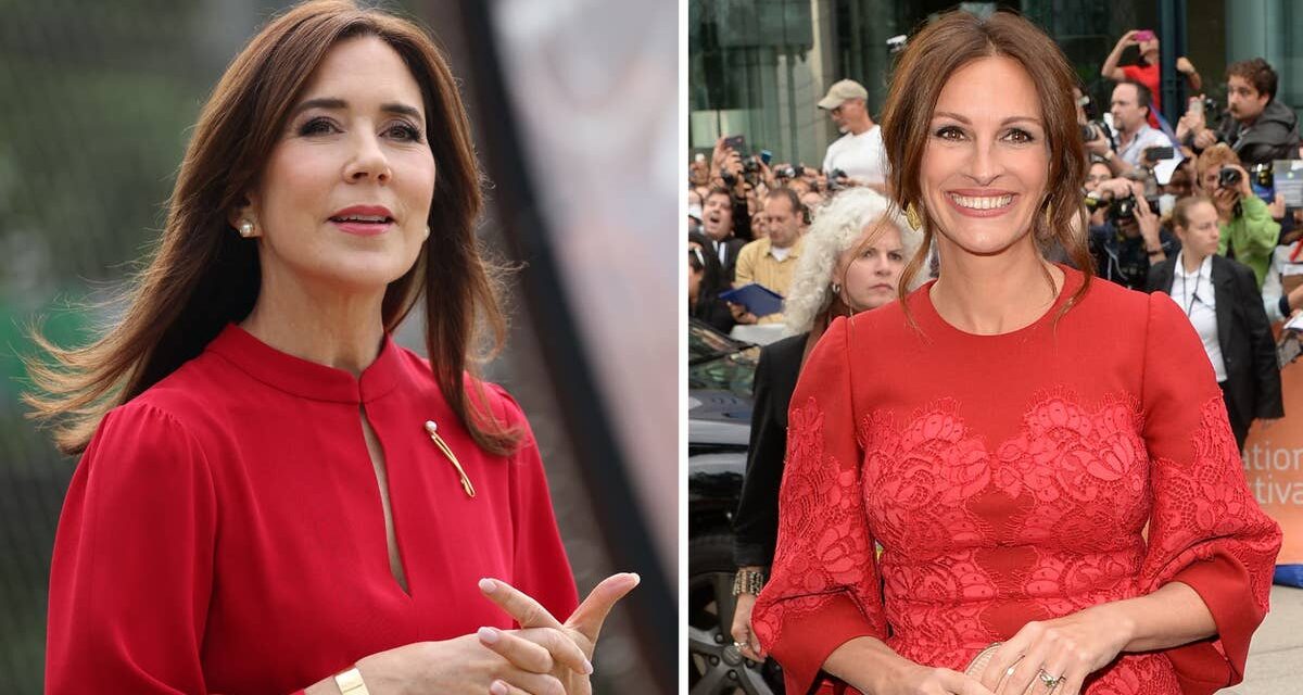Le moment Pretty Woman de Queen Mary alors qu&rsquo;elle est jumelle avec Julia Roberts dans une robe recyclée