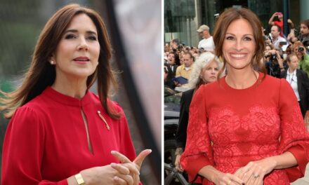 Le moment Pretty Woman de Queen Mary alors qu&rsquo;elle est jumelle avec Julia Roberts dans une robe recyclée