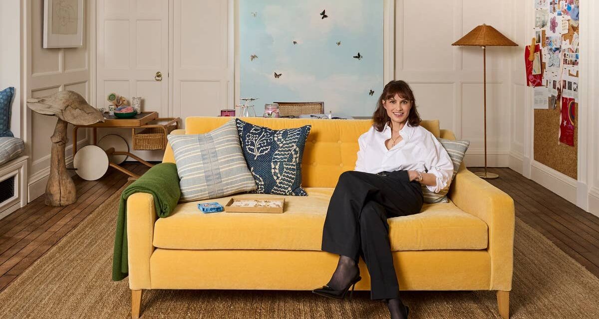 Dans le studio ludique des Cotswolds de la fondatrice de Loquet London, Sheherazade Goldsmith