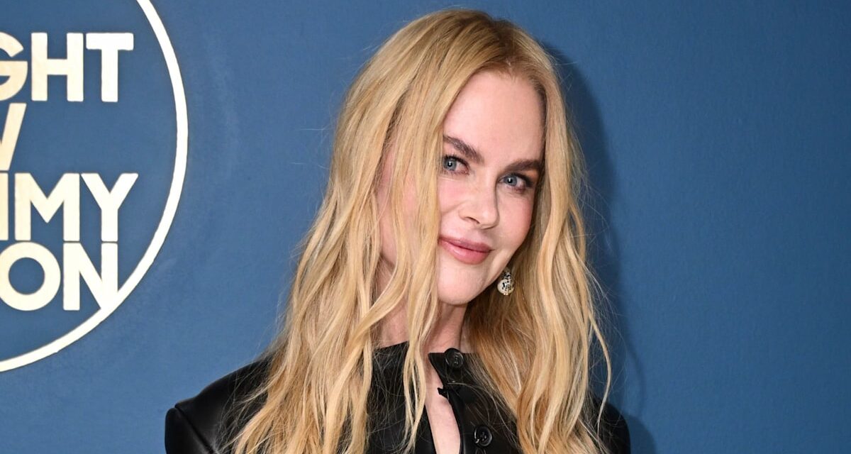 Nicole Kidman étourdit avec son cuir moulant et ses talons vertigineux