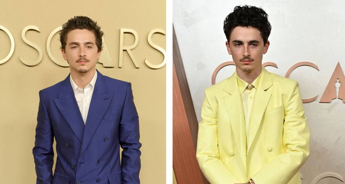 L&rsquo;Oscar de Timothée Chalamet regarde au fil des années