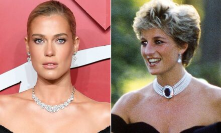 Amelia Spencer, la nièce imitatrice de la princesse Diana, ramène le style des années 80 avec un ourlet le plus court à ce jour