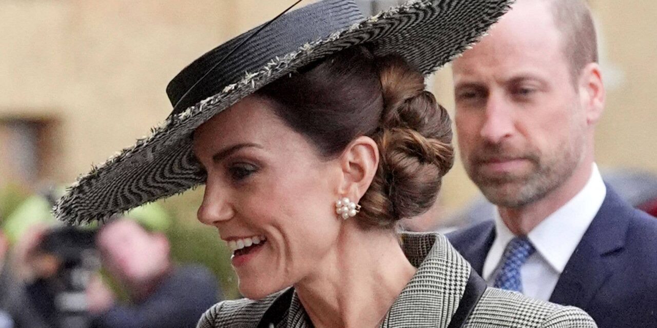 La touche discrète de Kate Middleton pour un manteau de créateur de 2,8 000 £ – avec les boucles d&rsquo;oreilles de baptême du prince Louis