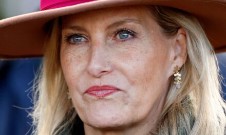 La duchesse Sophie incarne la fashionista des années 80 dans une robe « électrique » de 2,5 000 £ et des talons Jimmy Choo