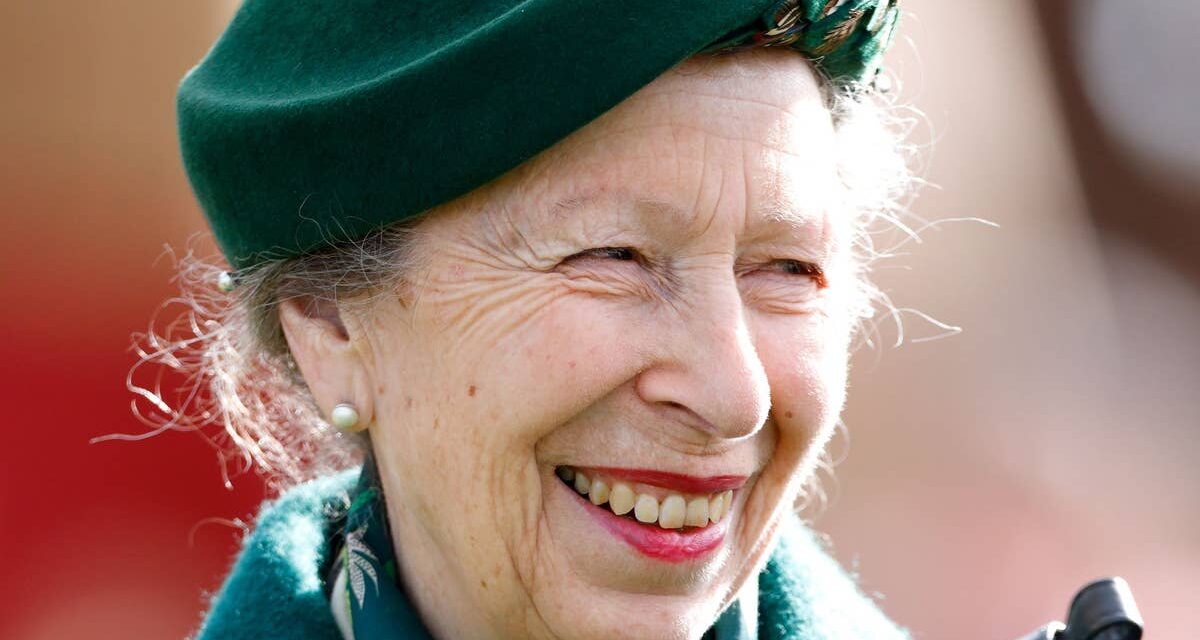 La princesse Anne prouve comment coiffer les jambes nues à 75 ans dans une élégante tenue de Cheltenham