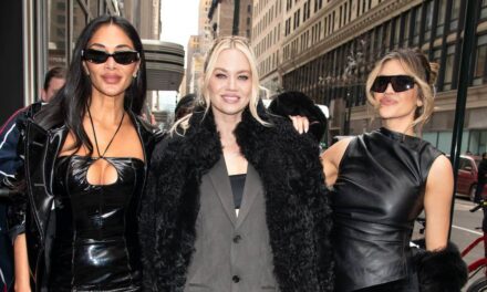 Les poupées Pussycat Nicole Scherzinger, Ashley Roberts et Kimberly Wyatt sortent avec style à New York