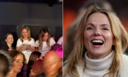 Le soutien pas si subtil de Geri Halliwell à Beckham alors qu&rsquo;elle se présente à la réunion des Spice Girls