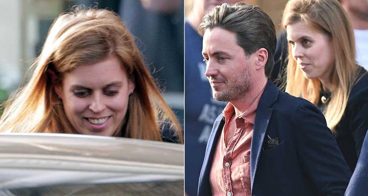 La princesse Béatrice et Edoardo Mapelli Mozzi sont tout sourire alors que les rumeurs de mariage se terminent