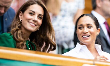 Meghan Markle vient d&rsquo;associer sa robe caniculaire à 260 £ avec l&rsquo;accessoire d&rsquo;hiver incontournable de Kate Middleton