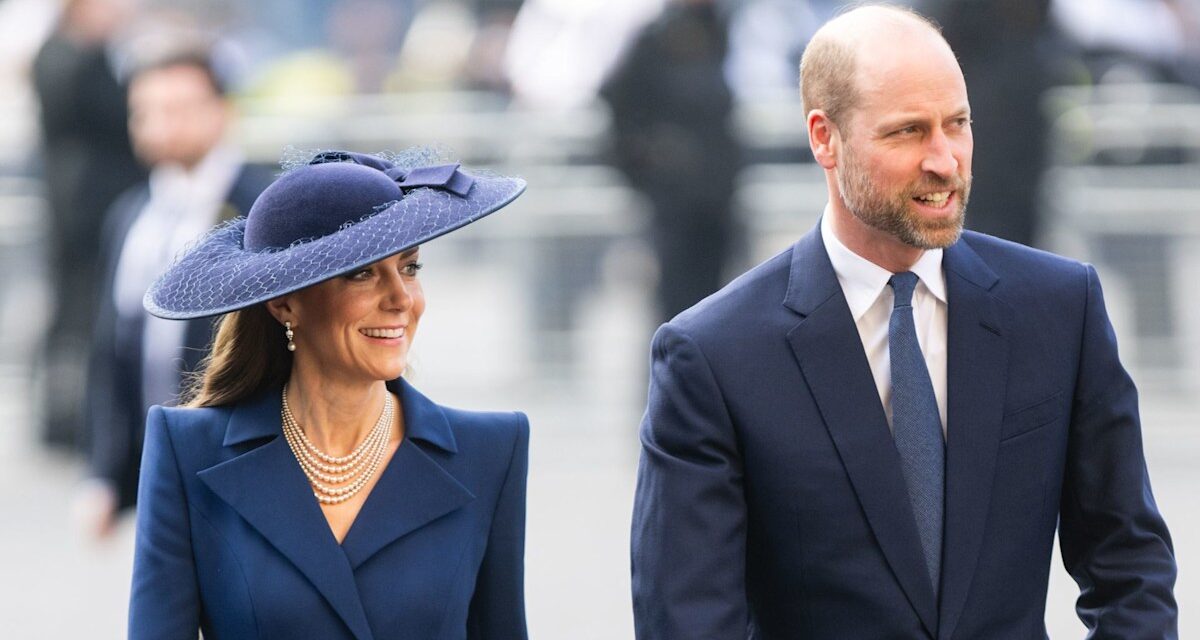 La tendre démonstration d&rsquo;affection de Kate Middleton envers le prince William avec un geste de « soutien » lors du service du Commonwealth – exclusif