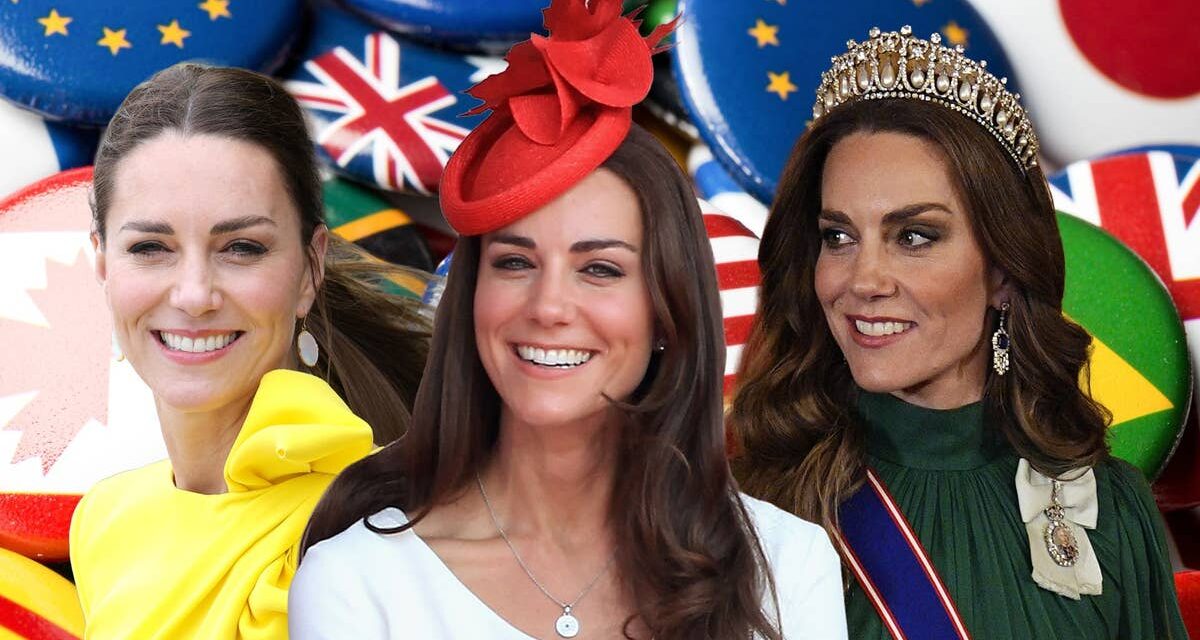 Kate Middleton obtient les meilleures notes pour l&rsquo;habillage des drapeaux : « C&rsquo;est sans effort plutôt que mis en scène »