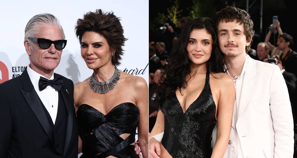 Lisa Rinna en bikini et Harry Hamlin torse nu imitent Timothée Chalamet et Kylie Jenner sur de nouvelles photos de plage