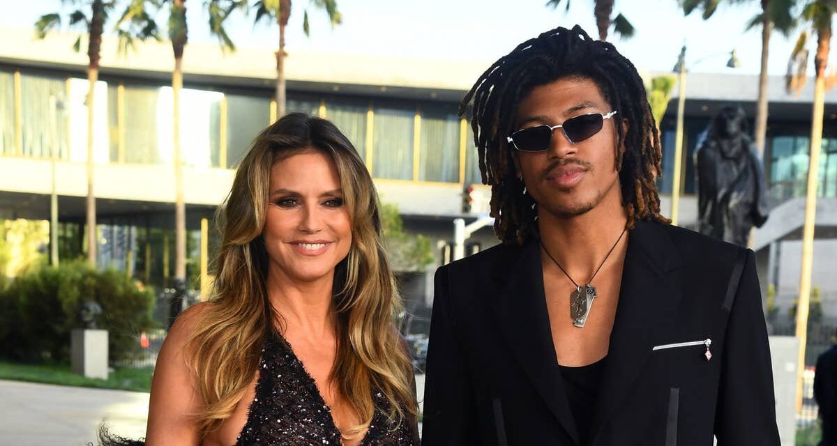 Heidi Klum, 52 ans, éblouit dans sa robe transparente aux côtés de son imposant fils mannequin sur le tapis rouge