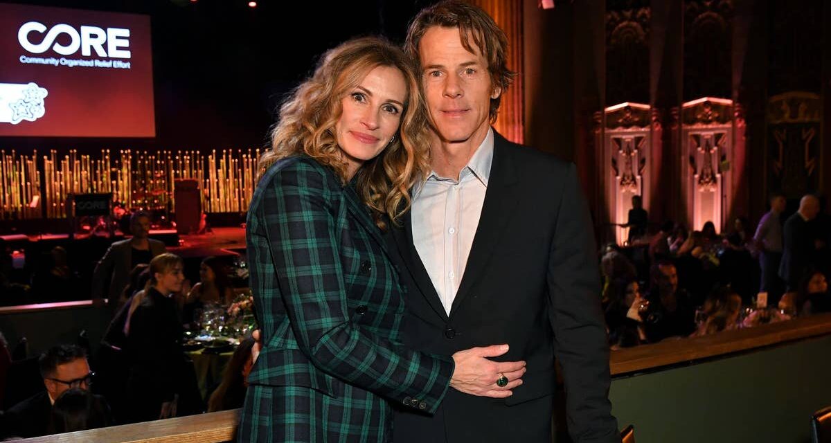 Julia Roberts et son mari Danny Moder ont l&rsquo;air tellement aimés lors d&rsquo;une rare sortie