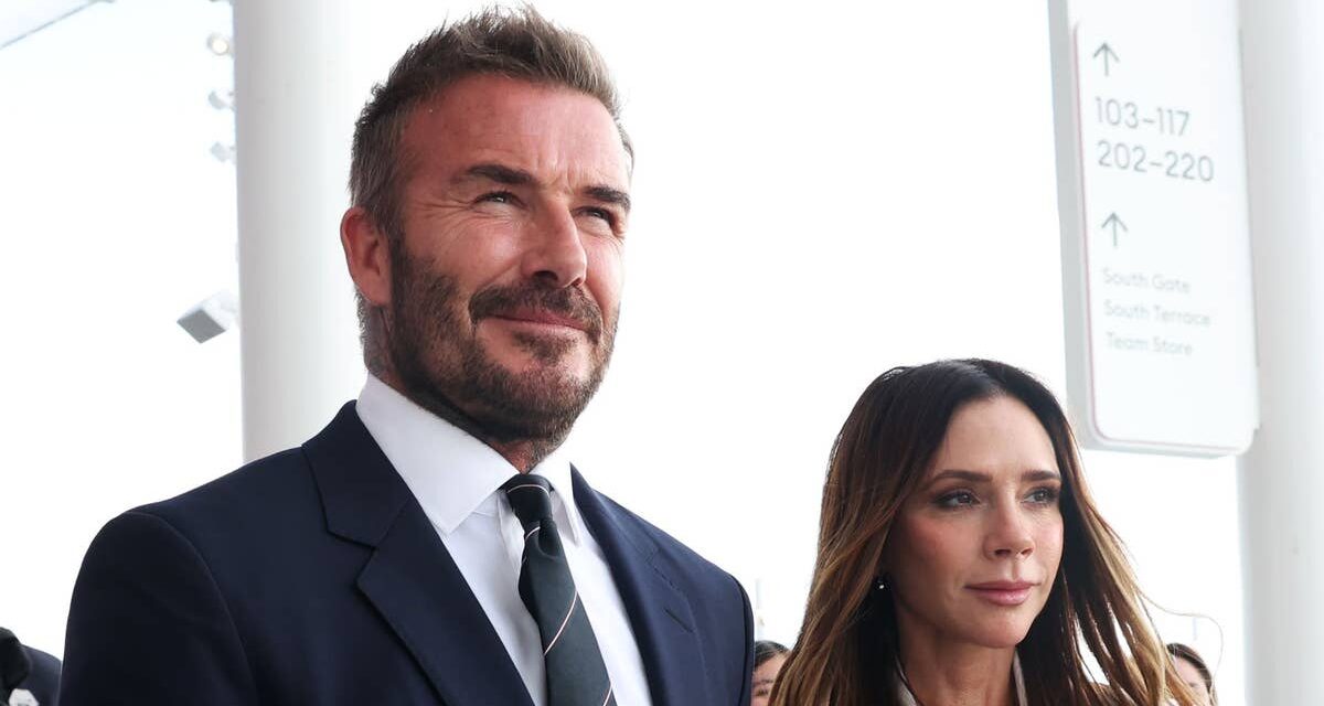 Victoria Beckham et Harper Beckham soutiennent David Beckham pour une réalisation de 750 millions de dollars – photos