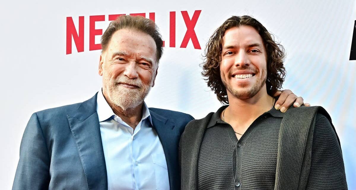 Joseph, le fils d&rsquo;Arnold Schwarzenegger, est le double de son père avec des muscles saillants et un nouveau statut de bodybuilder professionnel