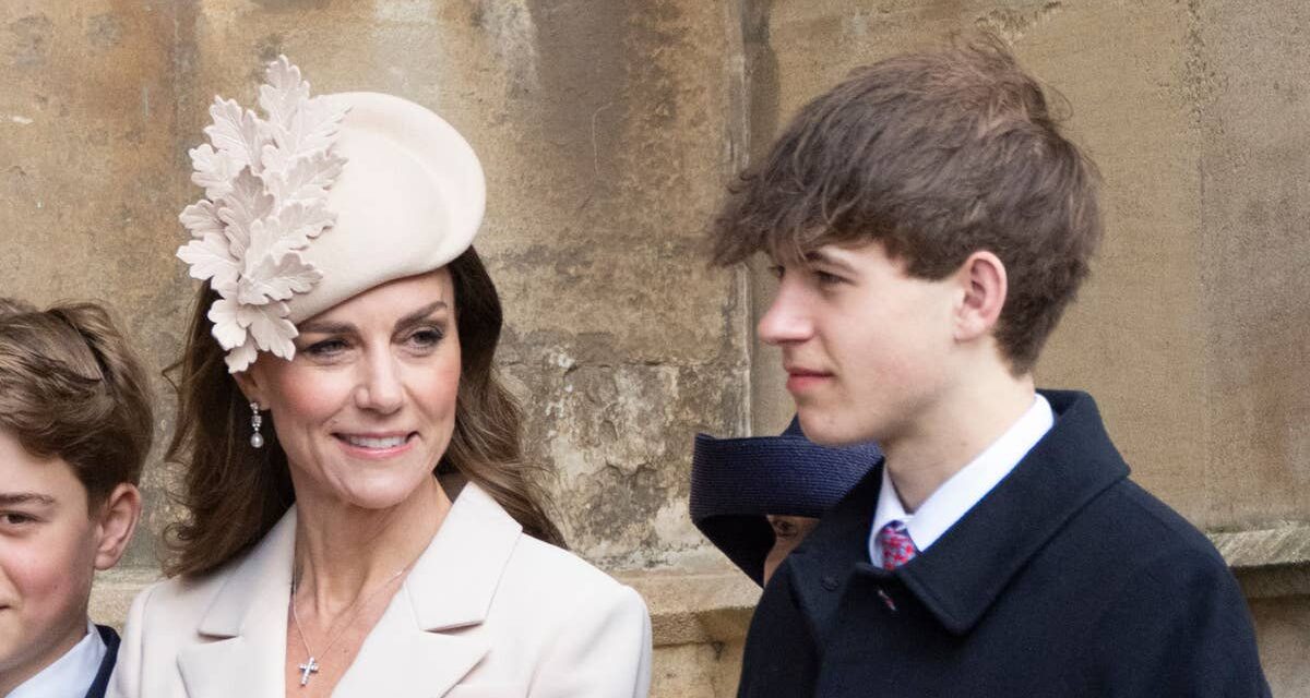 Kate Middleton saluée pour sa « belle » interaction rare avec James, comte de Wessex, 18 ans, lors du service de Pâques