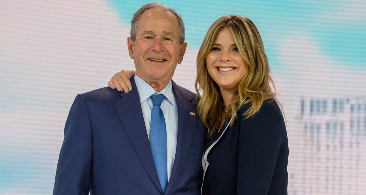 Jenna Bush Hager d&rsquo;AUJOURD&rsquo;HUI plaisante avec son père George W. Bush qui l&rsquo;a « harcelée » lorsqu&rsquo;ils se sont réunis pour un projet marquant