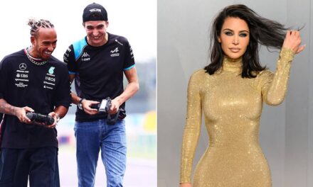 La star de la F1 semble confirmer la romance entre Lewis Hamilton et Kim Kardashian