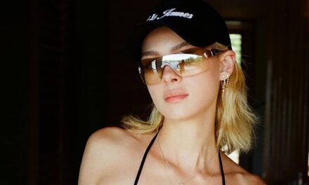 Inspirée par Nicola Peltz Beckham, je suis obsédée par les lunettes de soleil enveloppantes des années 90 cette saison