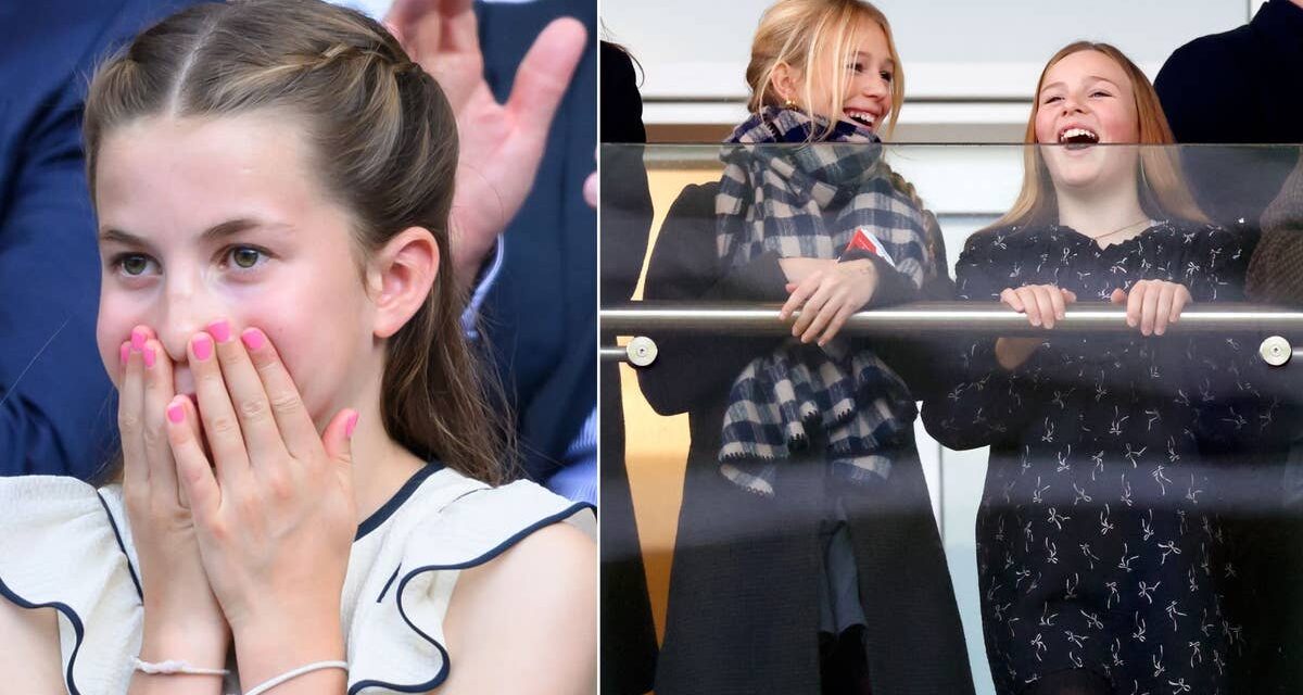 Le prince Charlotte fait ses débuts avec des ongles nouvellement manucurés – tout comme les parents royaux Mia Tindall et Isla Phillips