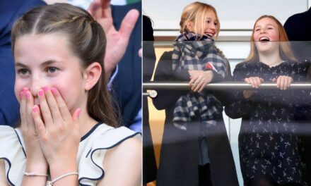 Le prince Charlotte fait ses débuts avec des ongles nouvellement manucurés – tout comme les parents royaux Mia Tindall et Isla Phillips