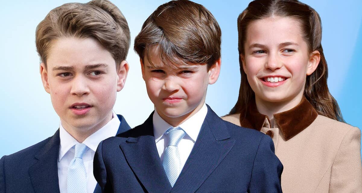 L&rsquo;apparition de Prince George, de la princesse Charlotte et du prince Louis à Pâques montre à quel point ils ont grandi