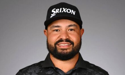 Rencontrez la femme de la star du golf JJ Spaun avec qui il a eu un premier rendez-vous très approprié et leurs 2 enfants