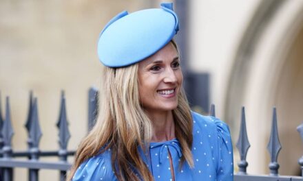 Harriet Sperling, la fiancée de Peter Phillips, est la fille à pois au service royal de Pâques