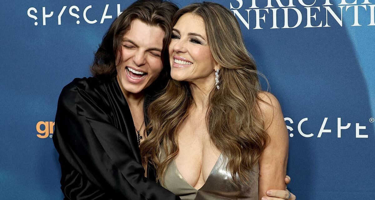 Elizabeth Hurley est amoureuse de son fils qui lui ressemble alors qu&rsquo;il marque une étape importante : « Je t&rsquo;aime mon bébé »
