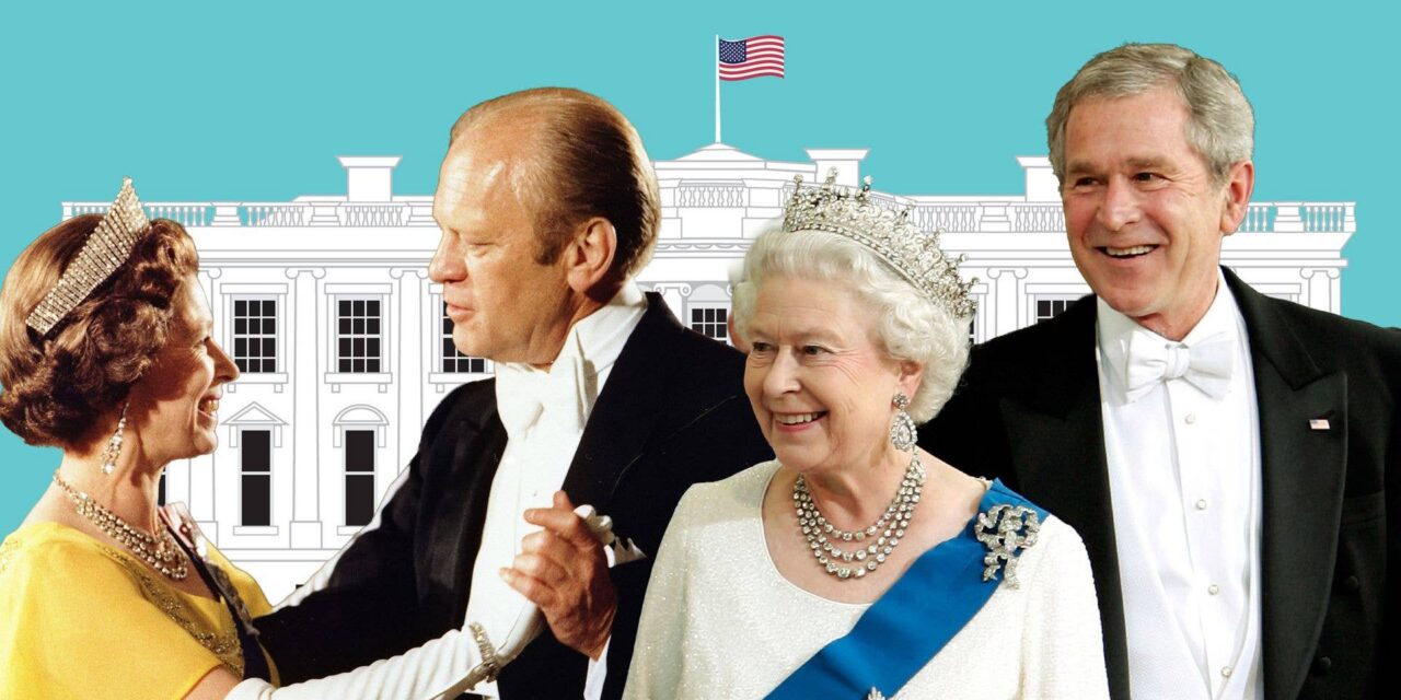 8 photos oubliées des visites historiques de la défunte reine à la Maison Blanche