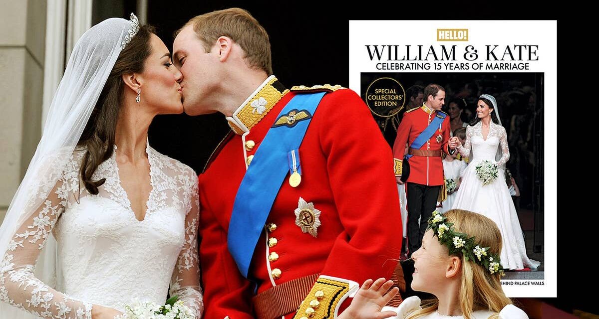 Découvrez les vrais prince William et Kate Middleton dans le nouveau numéro souvenir de HELLO! célébrant le 15e anniversaire de mariage