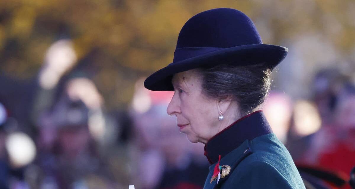 La princesse Anne a l&rsquo;air royale avec un manteau et un chapeau vert émeraude à l&rsquo;aube du service de l&rsquo;Anzac Day