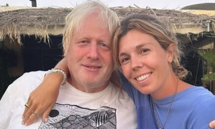 Romy, la fille de Carrie Johnson, 4 ans, a de longues vagues de sirène, tout comme sa mère sur la photo d&rsquo;une escapade en Italie