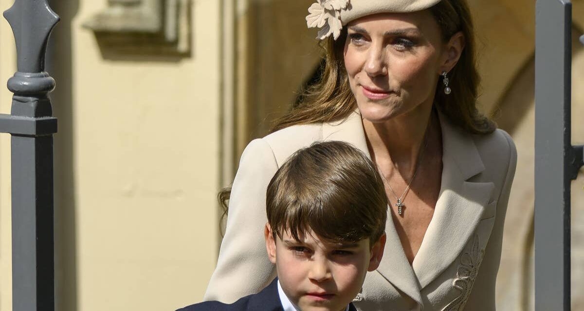 Le geste apaisant de Kate Middleton envers le prince Louis pour lui faire respecter son meilleur comportement