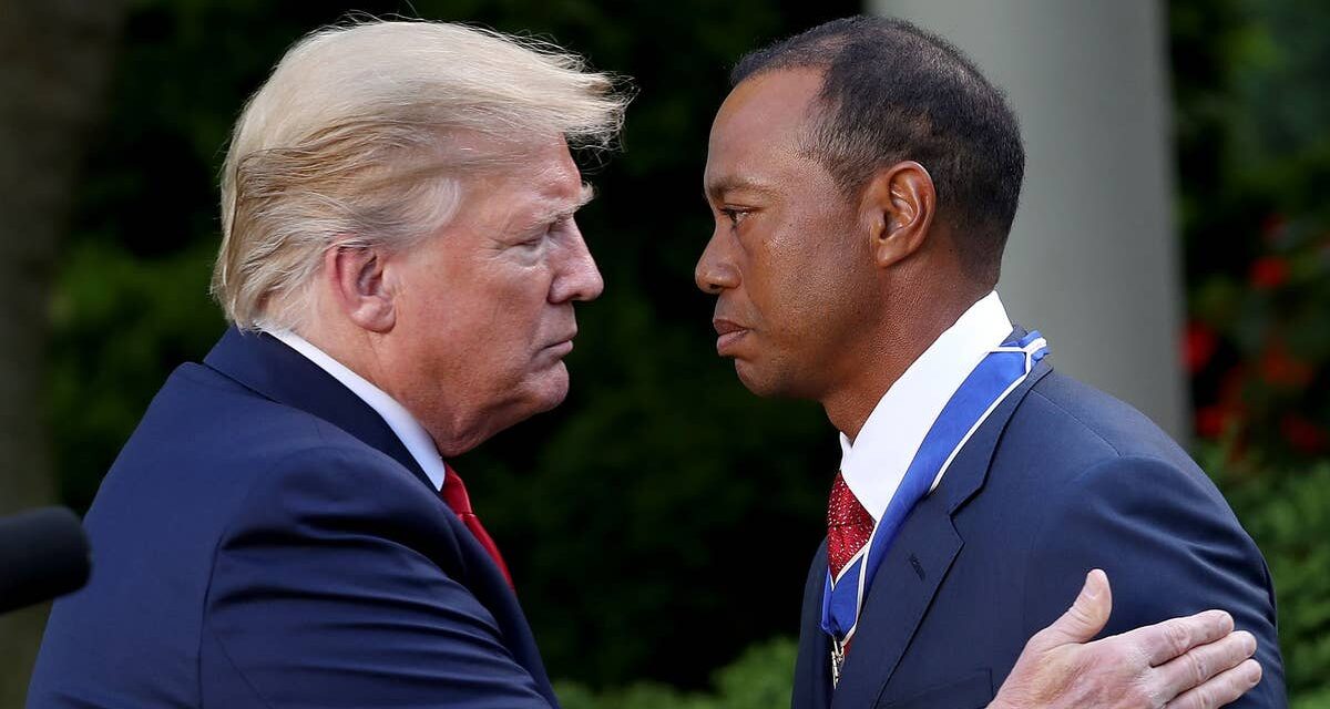 L&rsquo;appel de Tiger Woods à Donald Trump découvert alors que l&rsquo;arrestation d&rsquo;une légende du golf en état d&rsquo;ébriété prend une tournure choquante