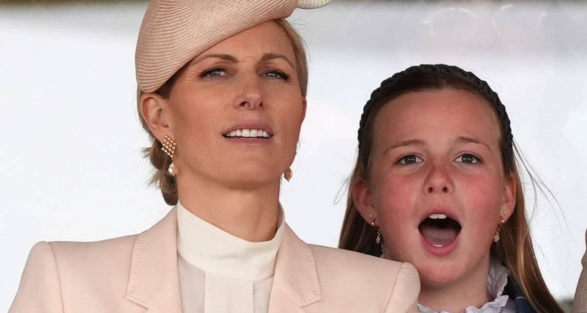 Mia, la fille préadolescente de Zara Tindall, fait une descente discrètement dans la garde-robe de créateur de sa mère